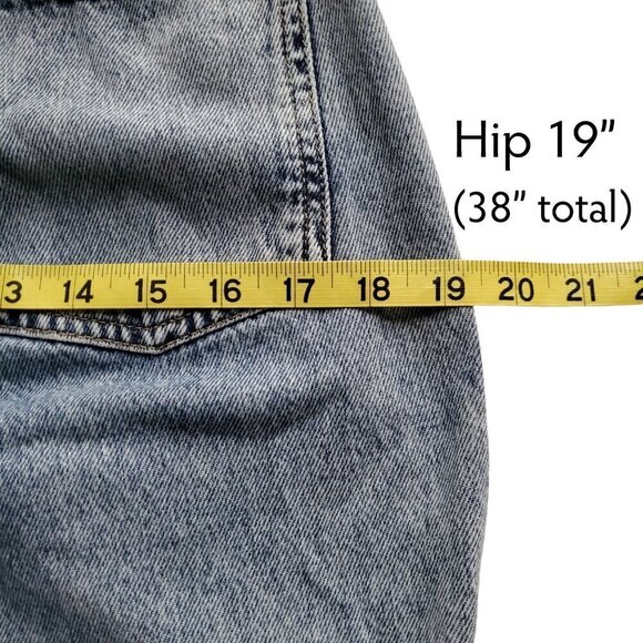 ZARA High-Waisted Paperbag Baggy Blue Jeans Style Z1975 Size 2 - Picture 13 of 16